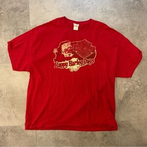 Harley-Davidson Red Short Sleeve Tee